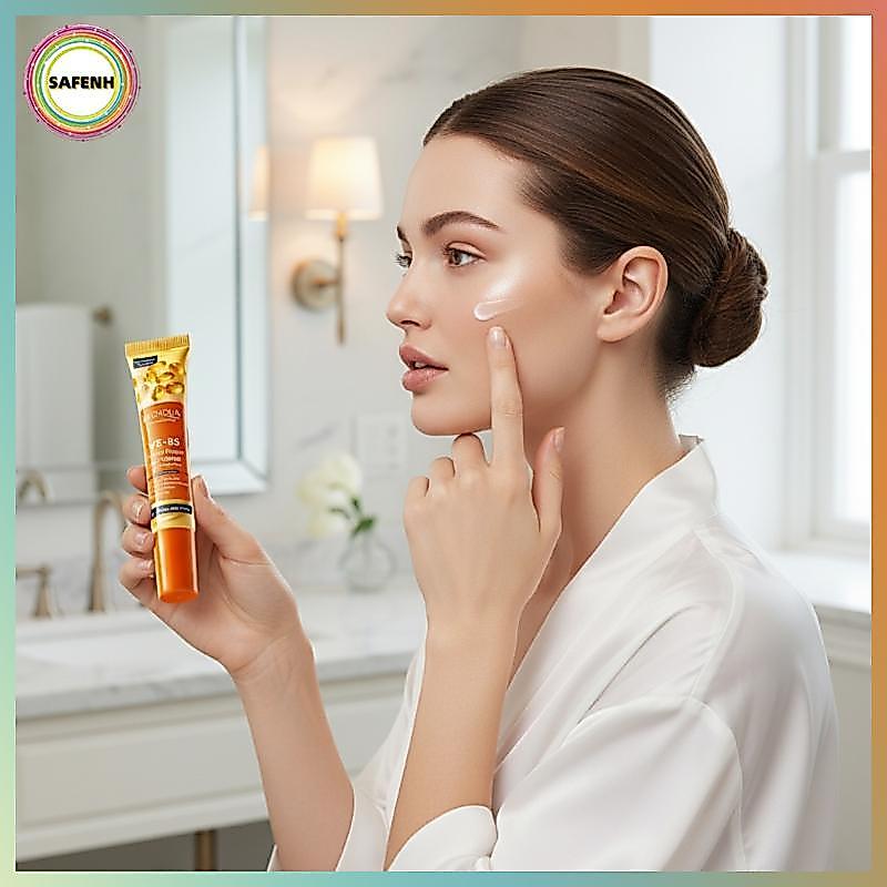 Kem loại bỏ túi mắt SAFENH Vitamin E Vitamin B5 Da săn chắc chống nhăn VN