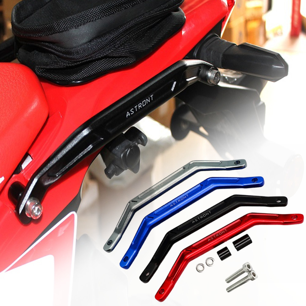 Nhôm Phía Sau Pillion Hành Khách Lấy Tay Cầm Ghế Tay Đường Sắt Cầm Thanh Dành Cho Xe Honda CRF300L C