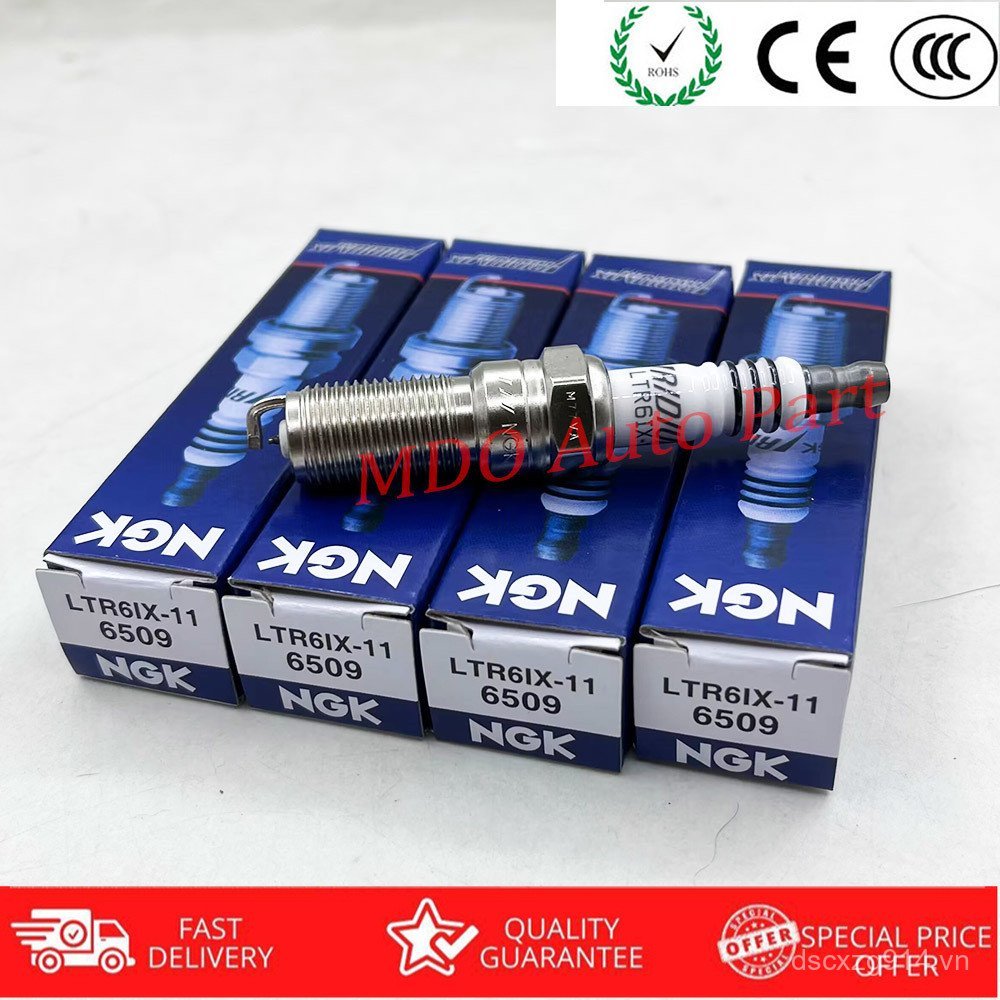 4 chiếc Iridium IX (4 chiếc) LTR6IX-11 Bugi cho Ford Ecosport 2014-2020 / Ford Focus 1.6, 2.0 (2014 