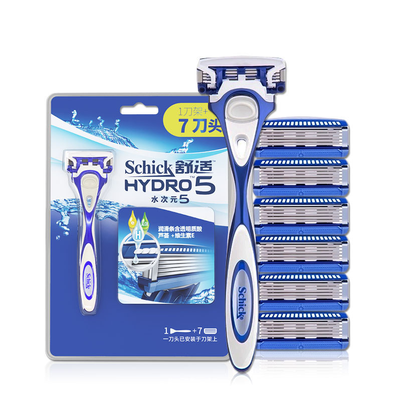 Dao Cạo Thoải Mái Bằng Tay Kích Thước Nước 5 Dao Cạo schick Đầu Dao Cạo Nam Dao Cạo 7 Lưỡi Dao