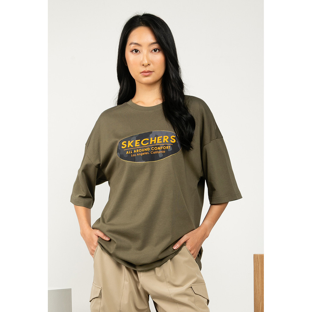 Áo Thun Tay Ngắn Unisex Skechers Urban Outdoor Short Sleeve Tee - SL325U395-04ZF Online Sale