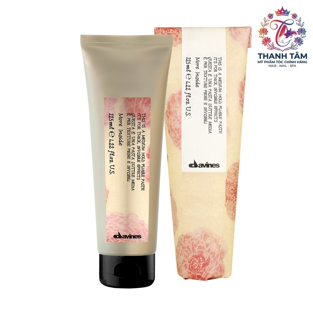 Kem đặc giữ nếp cứng và trung bình Medium Hold Pliable Paste Davines 125ml [ NK ]