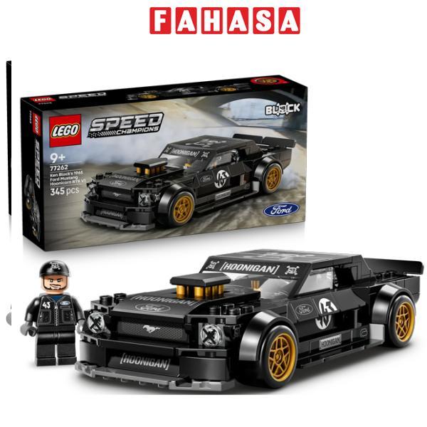 Đồ Chơi Lắp Ráp Mô Hình Xe Ford Mustang Hoonicorn V 1965 Ken Block - Lego Speed Champions 7262 (345 