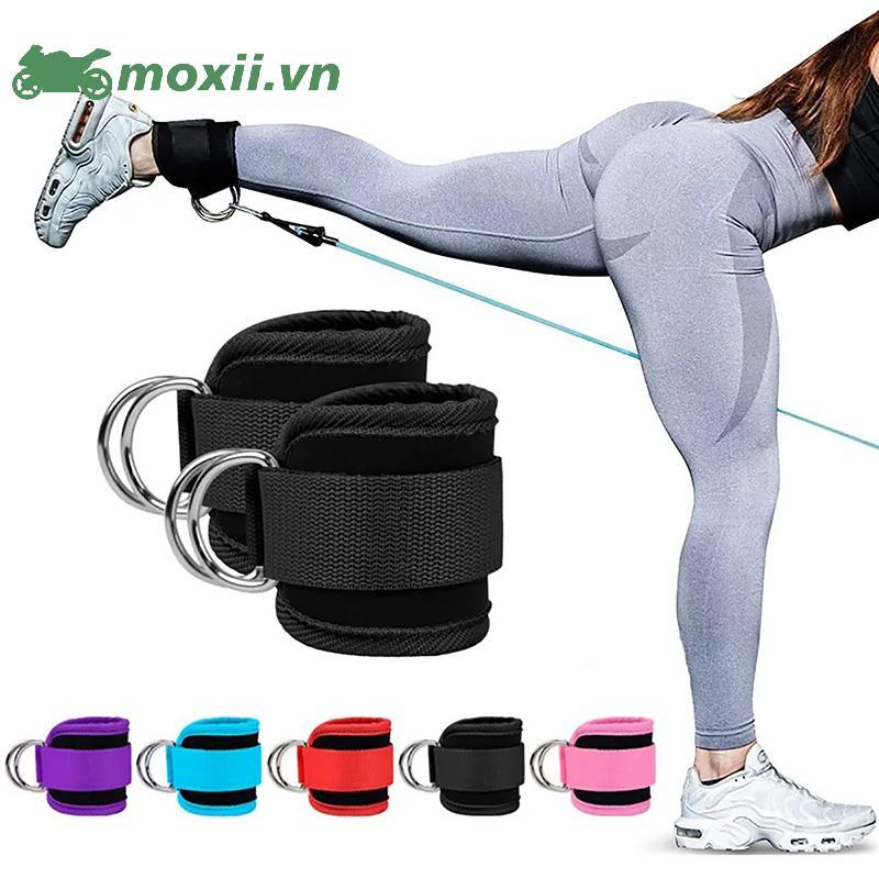 Dây đeo mắt cá chân MOX Dây đeo mắt cá chân đôi D có thể điều chỉnh cho các bài tập Glutes Chân rèn 