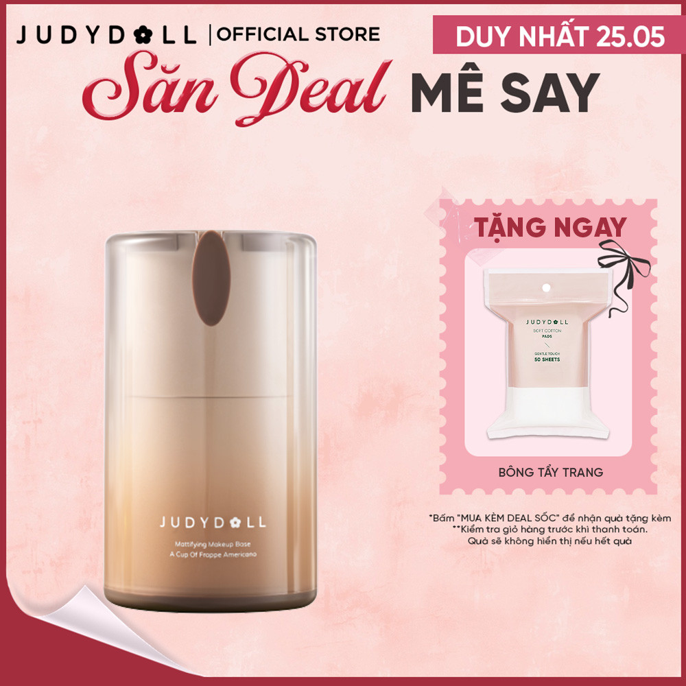 Kem Lót Kiềm Dầu JUDYDOLL Mattifying Makeup Base Nâng Tông Mờ lỗ chân lông Ẩm mịn Giữ nền lâu trôi C