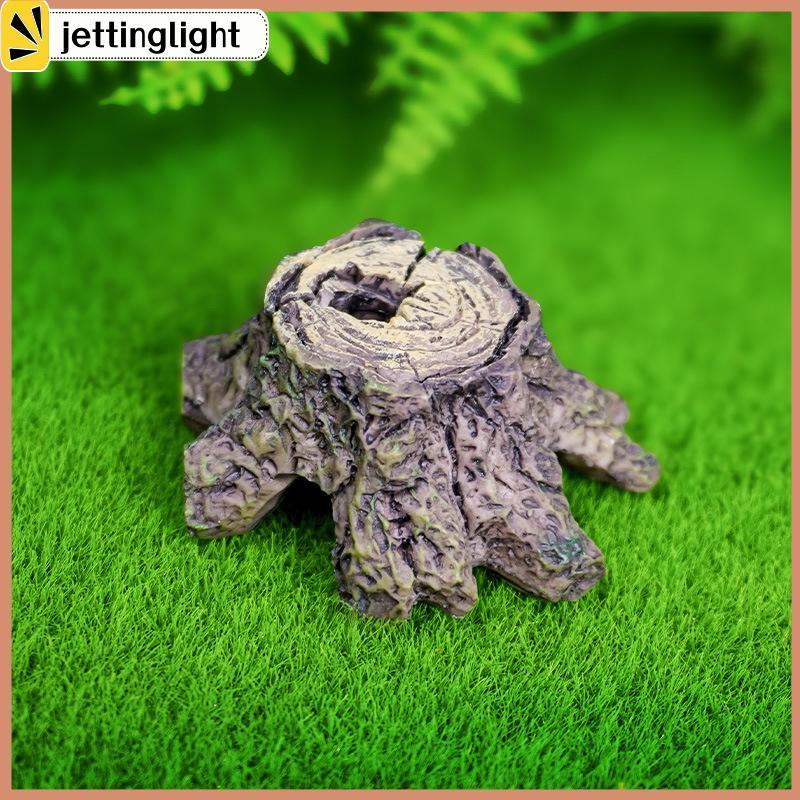 JlJX Fish Hide Cave Reptiles Basking Hide Habitat Reptiles Enthusiasts Gears Pet Habitat Phụ kiện Je