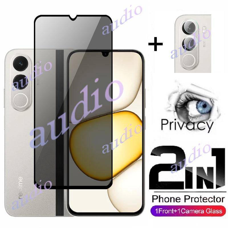 Màn hình riêng tư Realme P4x 5G 4G 2in1 có màng ống kính cho realme P4x P4 Lite RealmeP4x 5G 4G Bảo 