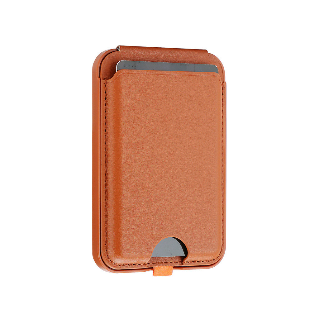 Ví Đựng Thẻ Leather Magnetic Kiêm Giá Đỡ Gắn Lưng Cho iPhone 17 Pro Max 16 15 14 13 12 CloverB