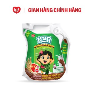 Sữa lúa mạch socola KUN thùng 24 túi x 110ml