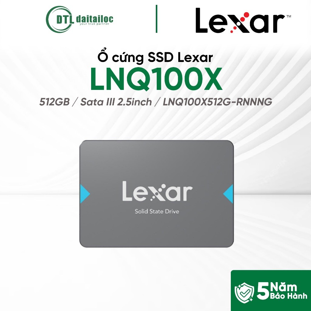 Ổ cứng SSD Lexar NQ100 256GB 512GB 1TB Sata III 2.5inch I Chính hãng I Bảo hành 36 tháng