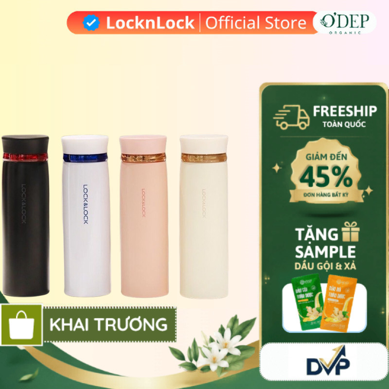 Bình giữ nhiệt LocknLock 450ml Feather Light LHC4131 - Hàng Chính Hãng - SHOP DVP