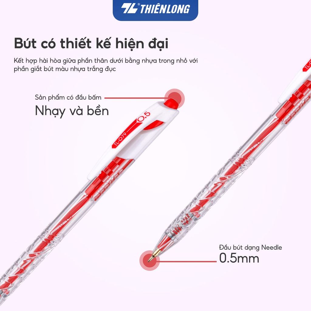 Combo 5 Bút Bi Thiên Long TL079