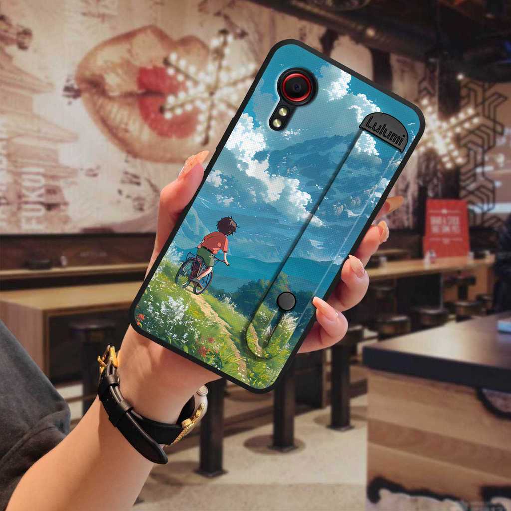 Giá đỡ điện thoại Dây đeo cổ tay Vỏ điện thoại cho Samsung Galaxy Xcover5 / SM-G525F Bảo vệ trưởng t