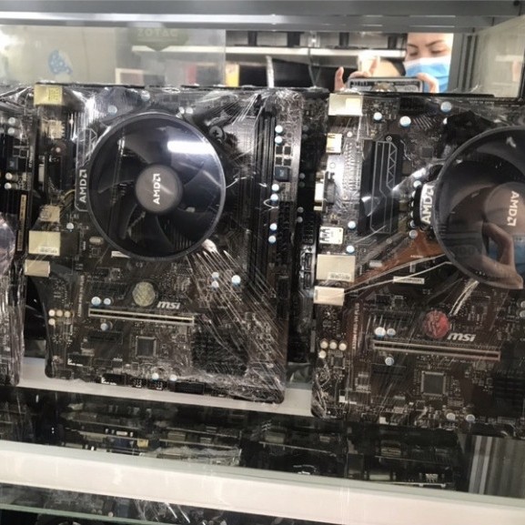 Combo AMD Main Msi A320+Cpu zyzen 1500x ram 8gb