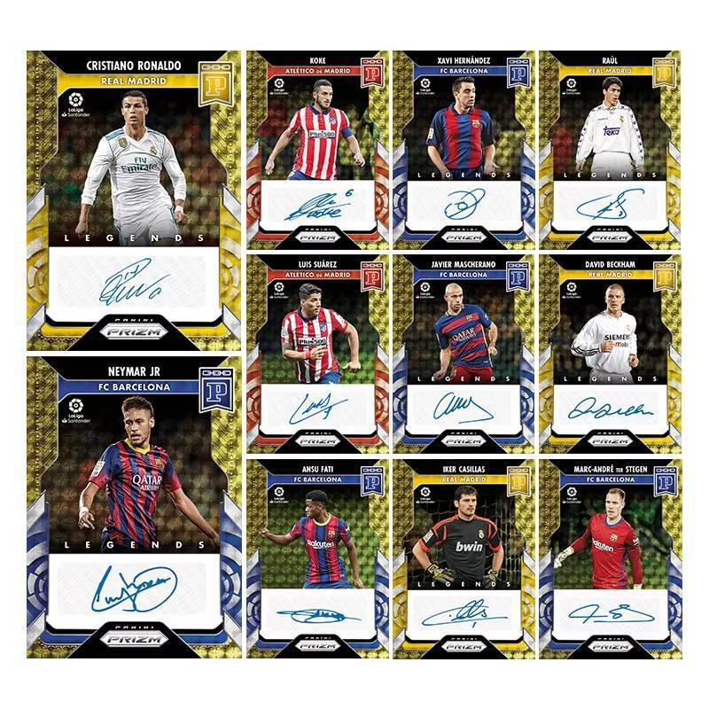 Diy Homemade Panini Football Card Neymar Cristiano Ronaldo Ansu Fati Luka Modric Signature Collectio