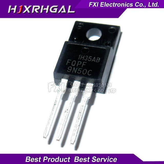 10 chiếc FQPF9N50C 9N50C TO-220 9N50 TO220 MOS FET bóng bán dẫn mới nguyên bản