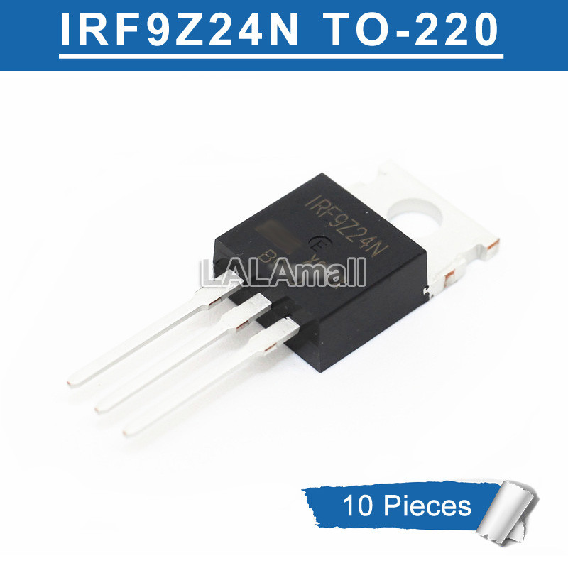 10 Chiếc IRF9Z24N TO-220 IRF9Z24NPBF F9Z24N TO220 55V / 12A MOSFET Transistor Mới Ban Đầu
