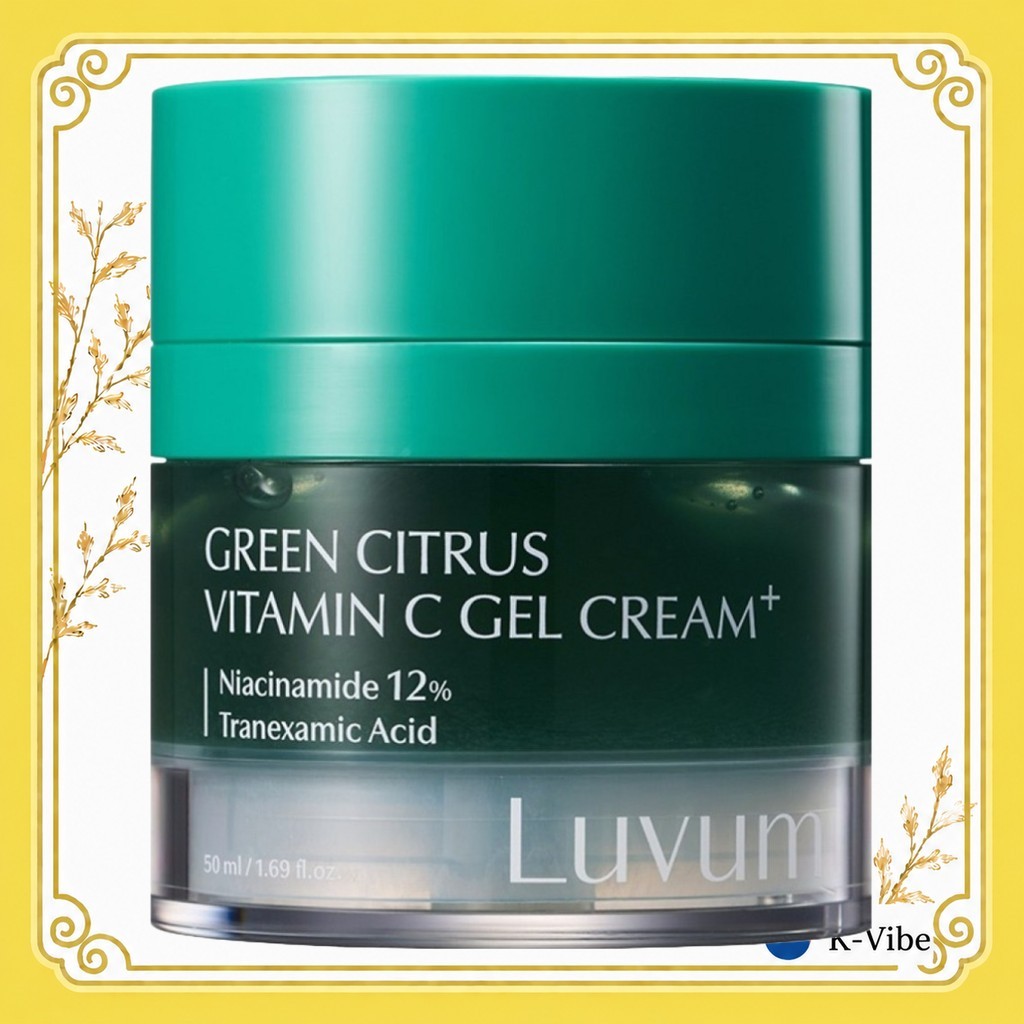 [luvum] Kem Gel Green Citrus Vitamin C +, 50ml, 1pc / Kem Gel Hàn Quốc / Vitamin C Boost / Chính hãn