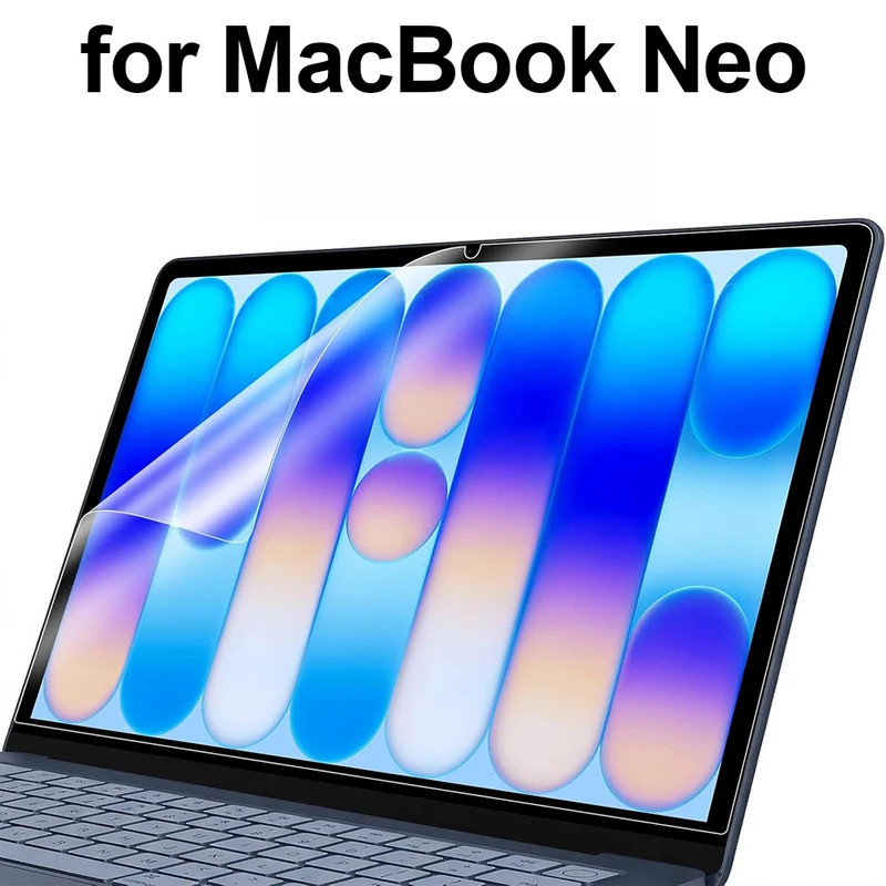 Dành Cho MacBook Neo 13-Inch A3404 Bảo Vệ Màn Hình Linh Hoạt PET Chống Trầy Xước Phim Bảo Vệ Cho Mac
