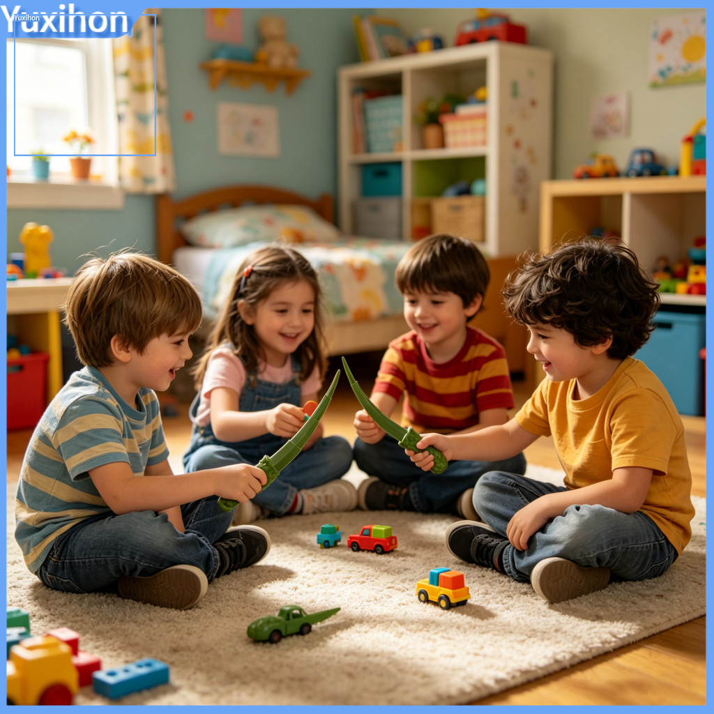 Yuxihon| Đồ chơi giảm căng thẳng di động Pickle Fidget Đồ chơi thanh kiếm dưa chua có thể thu vào – 