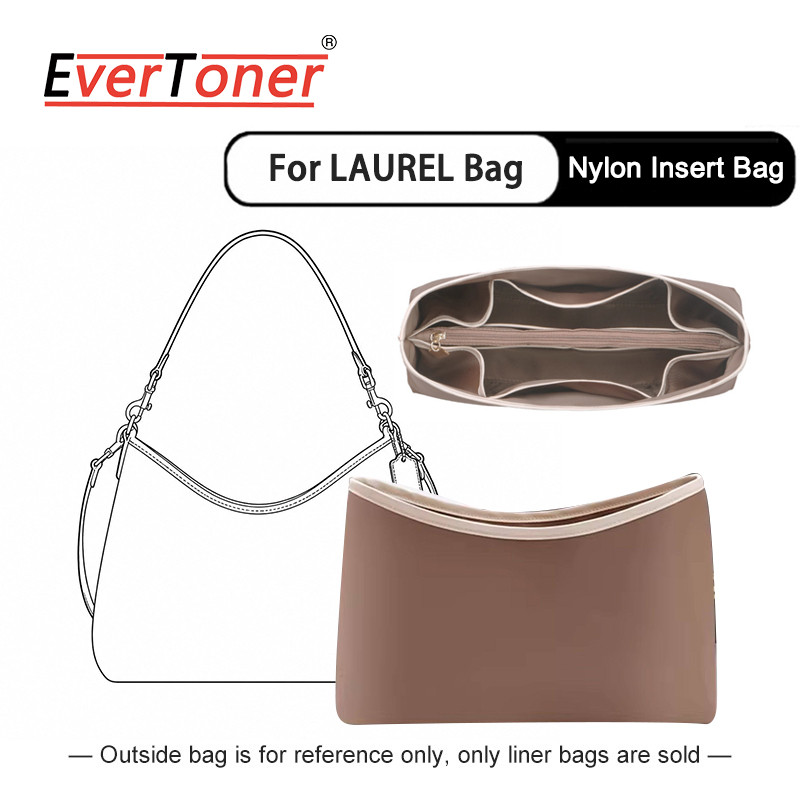 EverToner Túi Nylon Chèn Tổ Chức Cho Laurel Series Túi Nhiều Ngăn Bên Trong Túi Lót