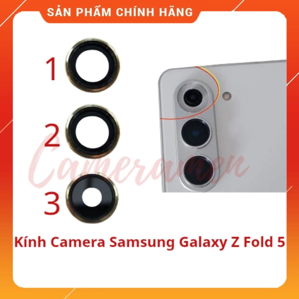 Kính Camera Samsung Galaxy Z Fold 5 / ZFold 5 / Z Fold5 ( Linh Kiện 69 )
