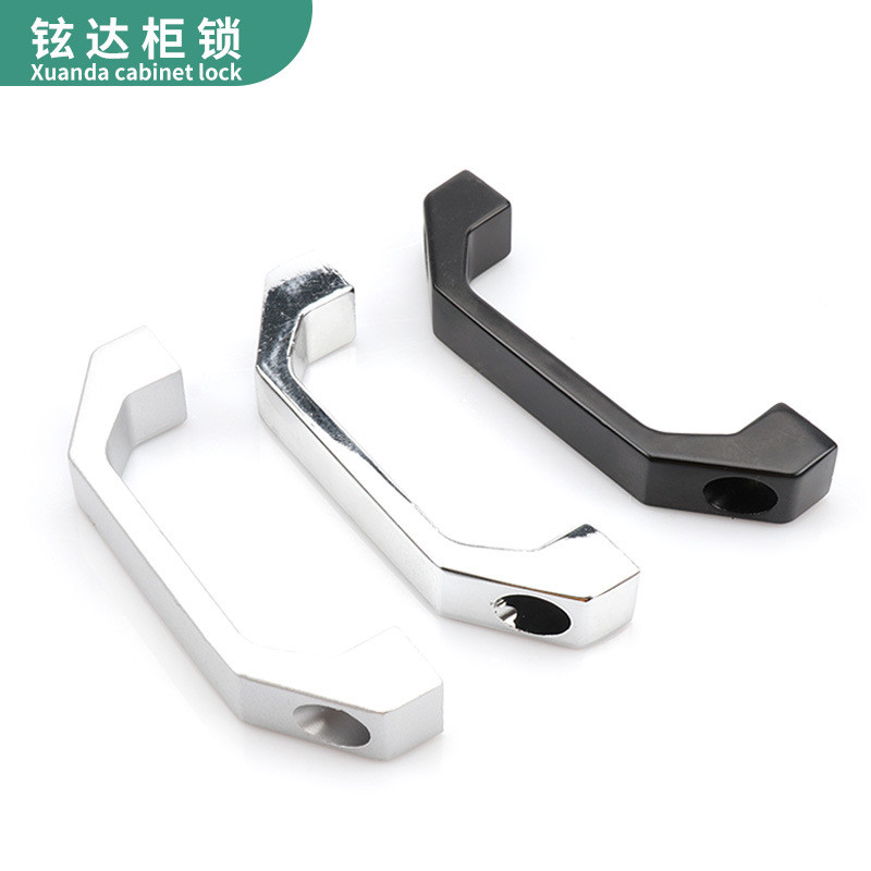 Tay cầm phân phối LS520 Hợp kim nhôm Tay cầm cầu Chrome sáng Tay nắm cửa hình chữ U LS06 Hộp tay cầm