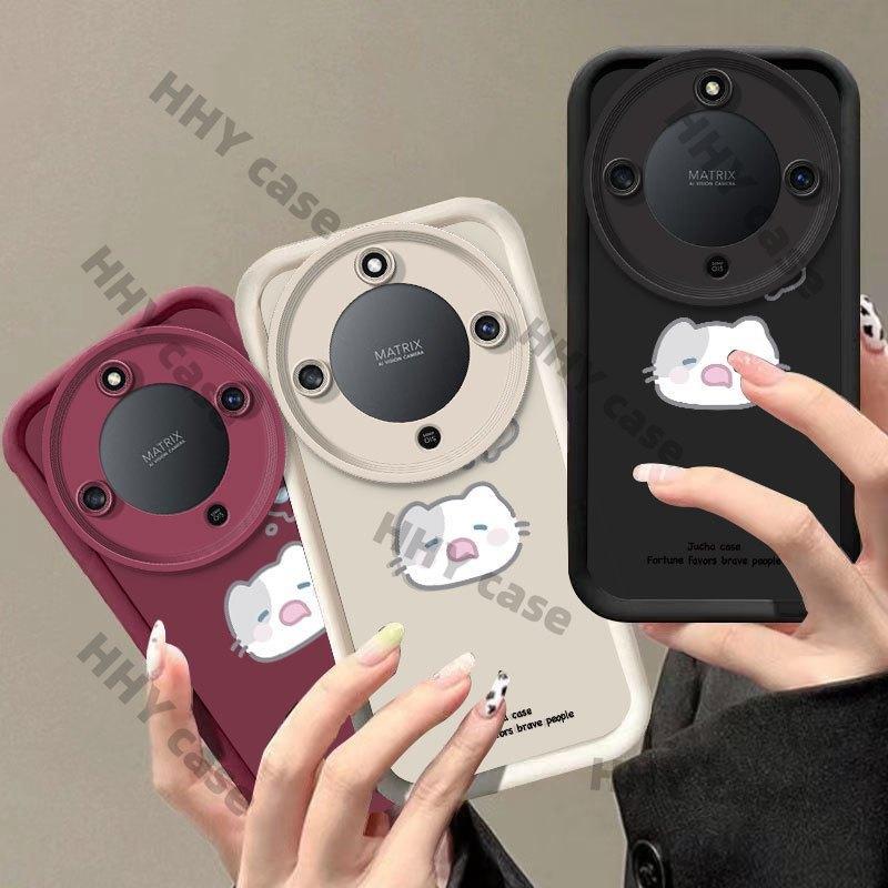Dành Cho Honor X9D X9C X9B X9A 5G Ốp Lưng Honor X9C Smart 5G Ốp Lưng Mèo Dễ Thương Hoạt Hình Chống R