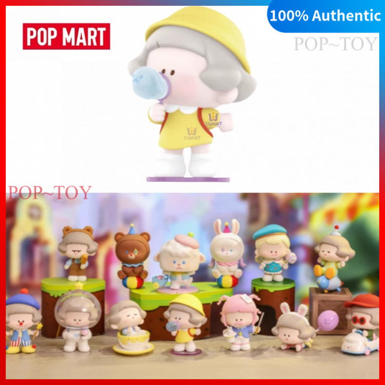 POPMART Cookie Amusement Park Series Figures pop mart Cookieblind box figures gift