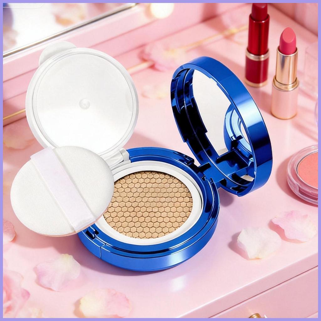 CC Cream Cushion Foundation Women Hydrating Makeup Concealer Buildable Coverage Cushion CC Cream dàn
