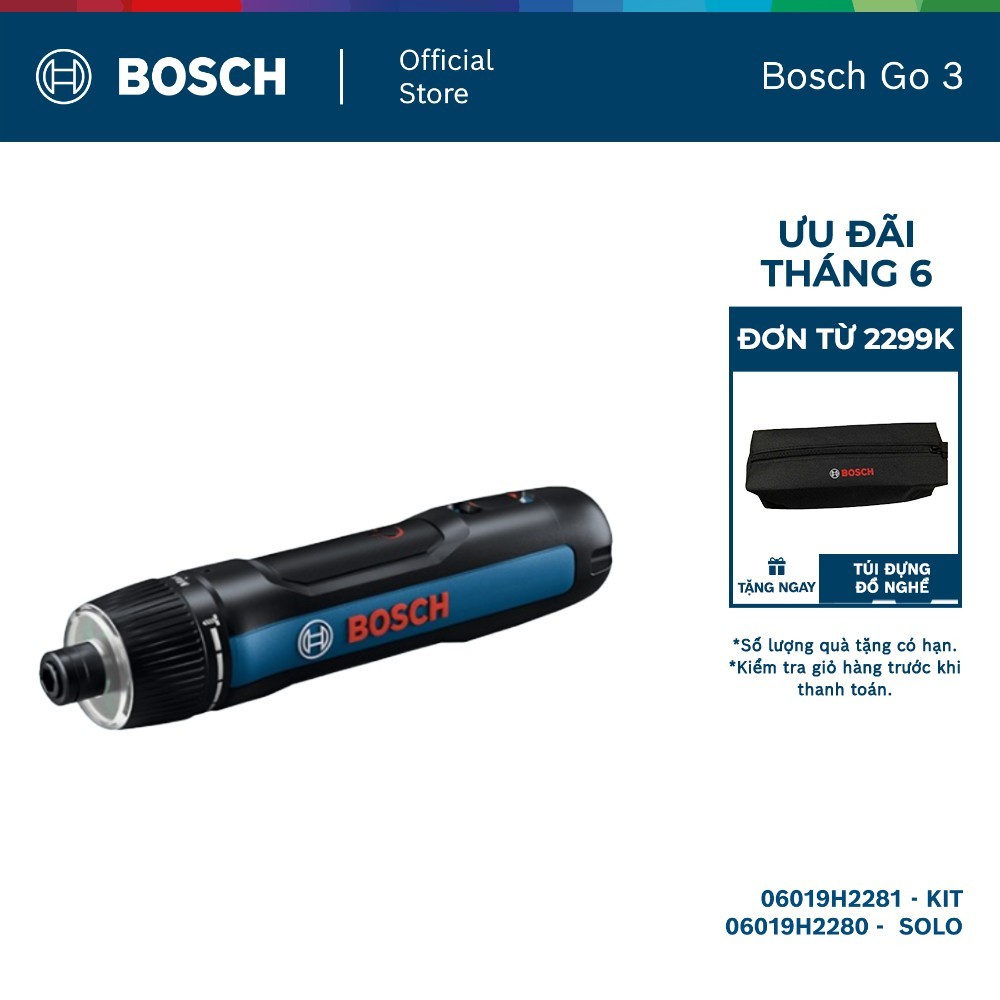 Máy vặn vít pin Bosch Go 3