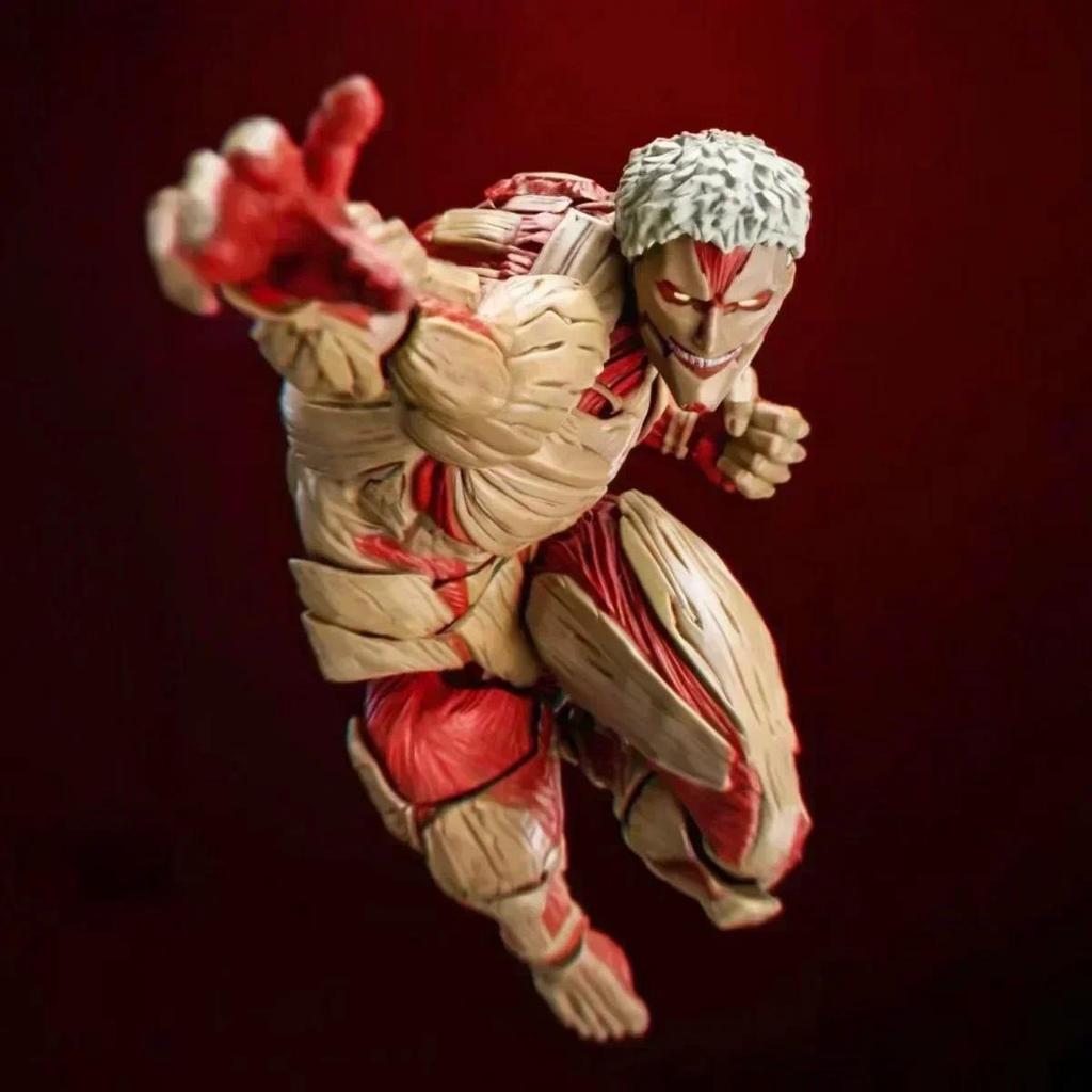 Mới Kaiyodo Revoltech Tuyệt Vời YAMAGUCHI Tấn Công Titan Eren Jaeger Giáp Titan Nữ Titan Nhân Vật Hà