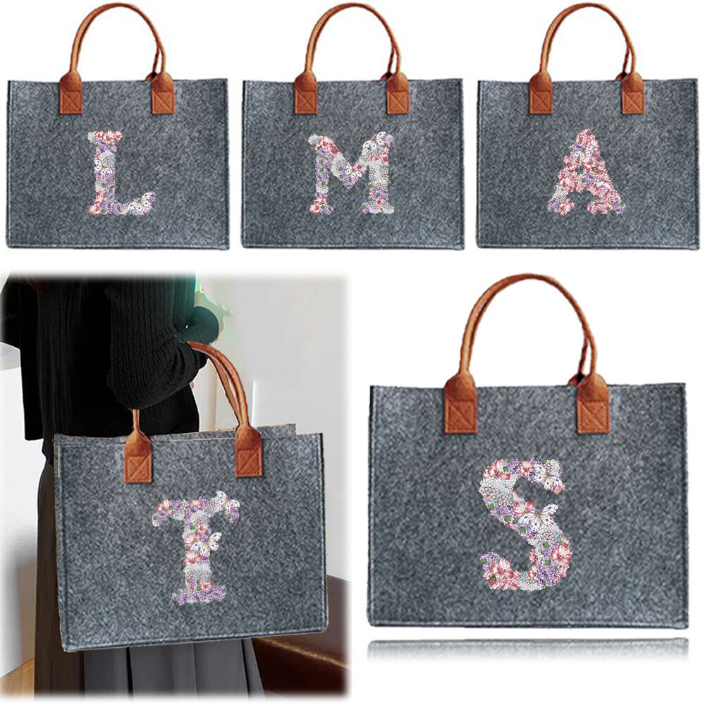 [LOWEST PRICE] Felt Gift Bag - Eco Bag for All Beg Eco untuk Semua Beg Hadiah Felt rose flower  Desi