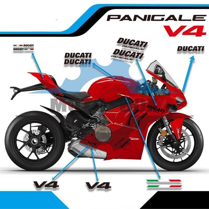 DUCATI stickers, Panigale V4 motorcycle fairing decorative decals