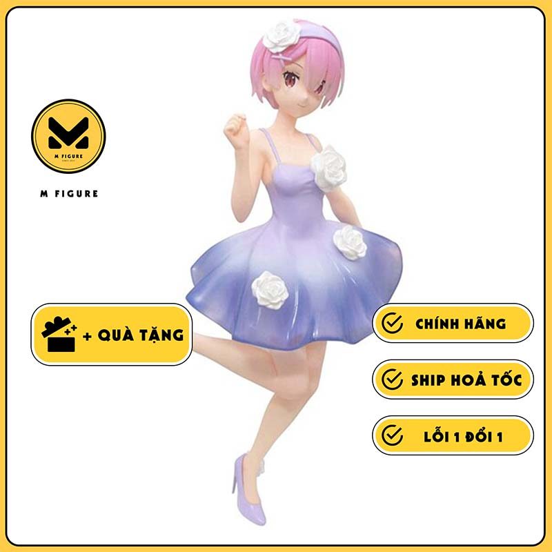 MÔ HÌNH Ram - Re:Zero Kara Hajimeru Isekai Seikatsu - Trio-Try-iT Figure - Flower Dress (FuRyu) FIGU