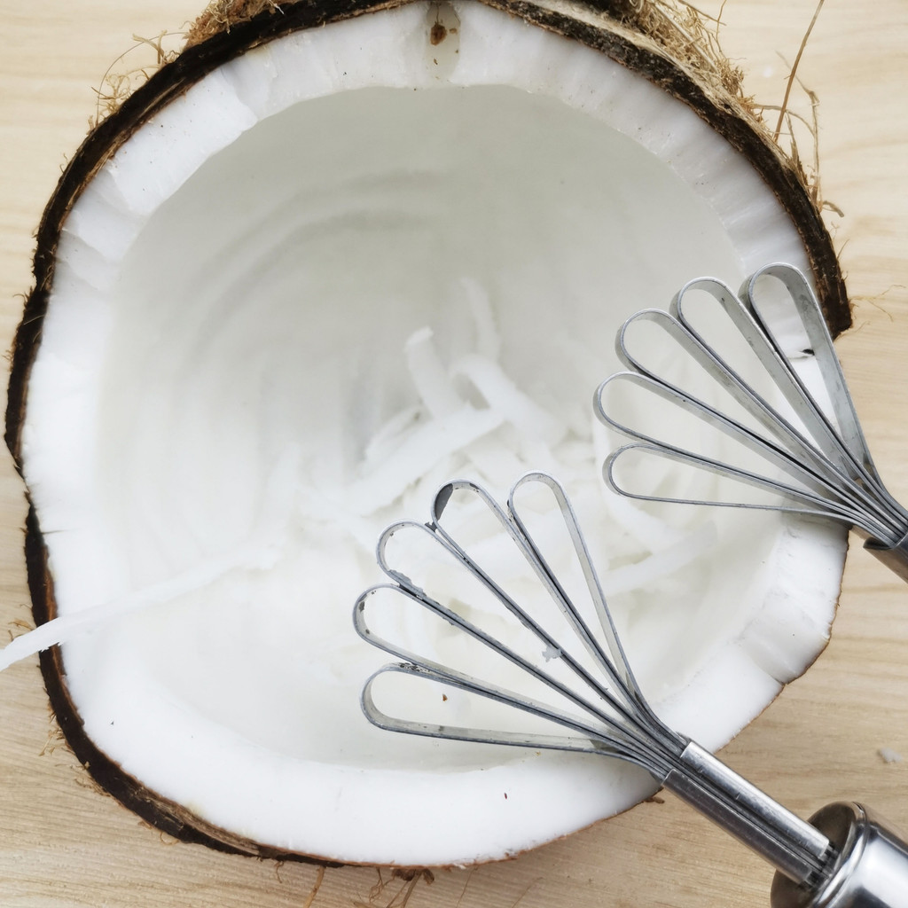 Thép không gỉ Cắt Dừa Planer Dừa Planer Thép không gỉ 430 Cá Quy Mô Planer Dưa Trái Cây Peeler Dừa P