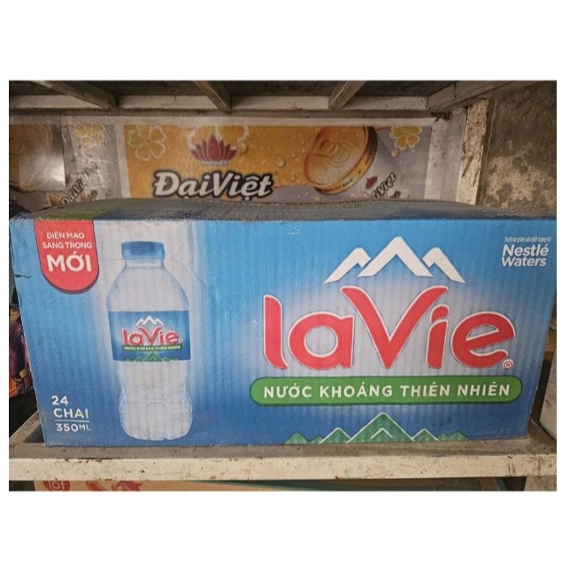 Thùng Nước Khoáng Thiên Nhiên LaVie 350ml