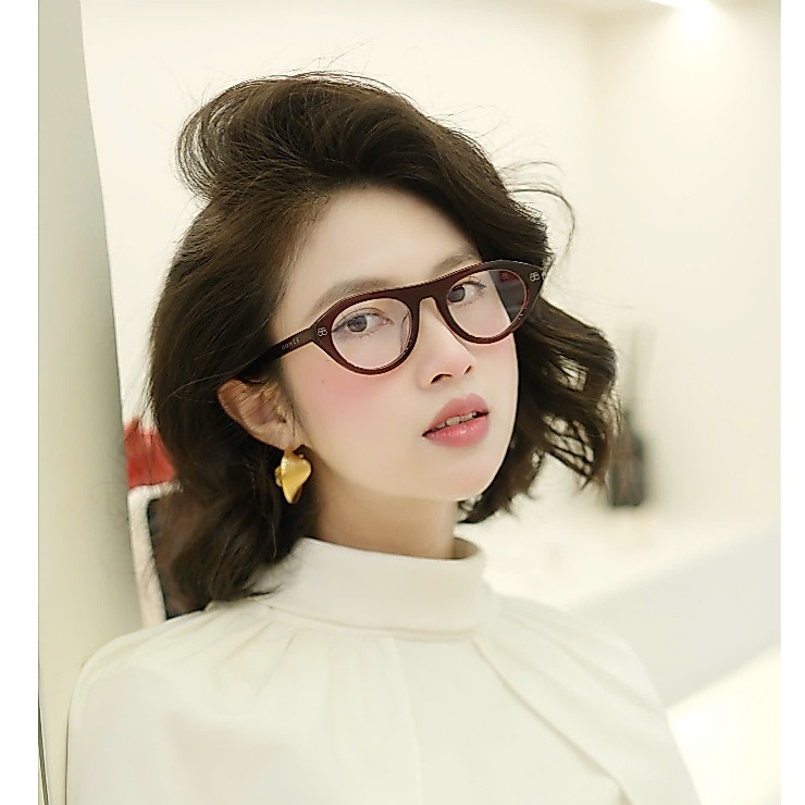 [ Eyes By BOHEE ] - Kính mắt thời trang gọng nhựa ACETATE cao cấp thiết kế dáng oval   - K17