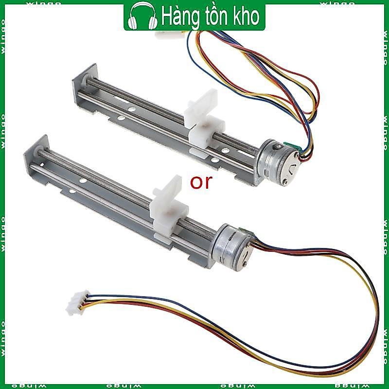 WIN DC 4-9V Drive Stepper Motor Vít có đai ốc Thanh trượt 2 pha 4 dây cho E
