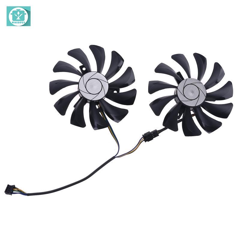Woedpez 1 Cặp 85mm HA9010H12F-Z 4Pin Quạt Làm Mát Thay Thế Cho MSI GTX 1060 OC 6G GTX 960 P106-100 P