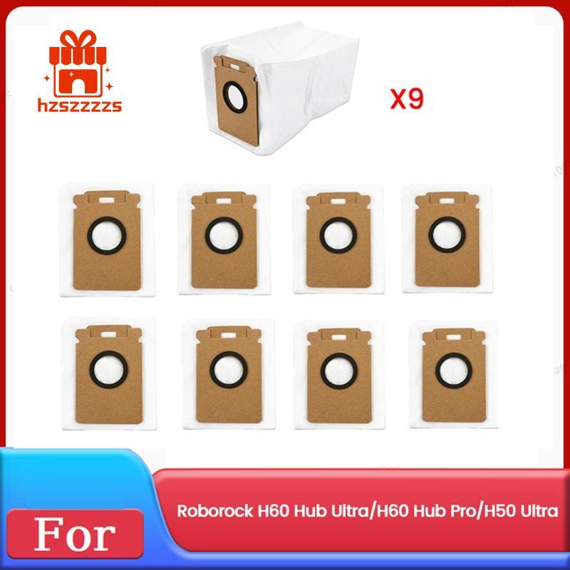 9 Túi Đựng Bụi Thay Thế Cho H60 Hub Ultra / H60 Hub Pro / H50 Siêu Tự Động Rỗng Trạm Quét Phần