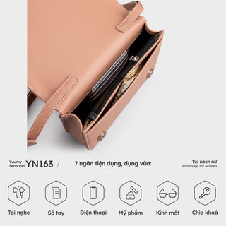 Túi Yuumy (Thời trang nữ đi tiệc size 20 - Túi đeo chéo da Seasand YN163)