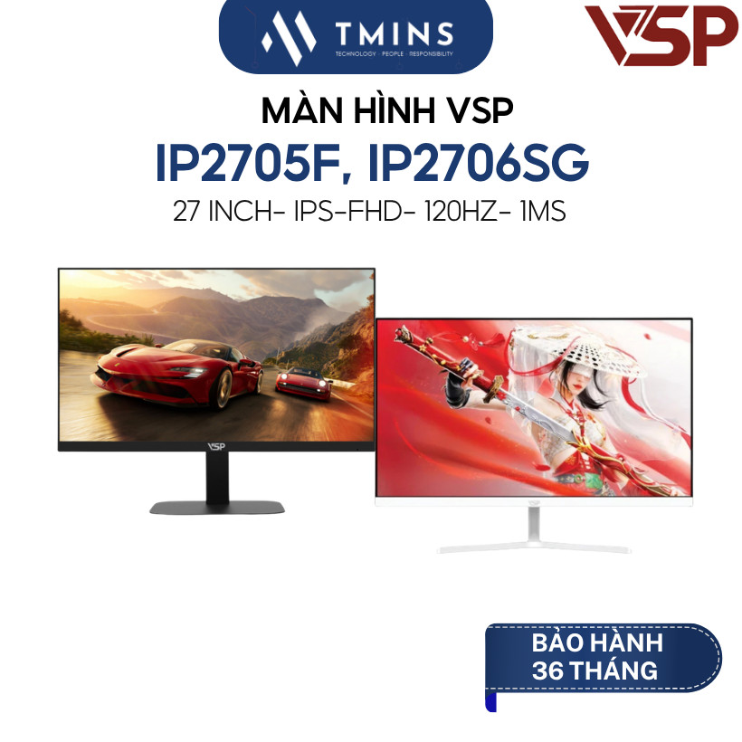 Màn hình VSP IP2705F / IP2706SG (27 inch/ FHD/ 120Hz/ IPS/ 1ms) - Hàng chính hãng