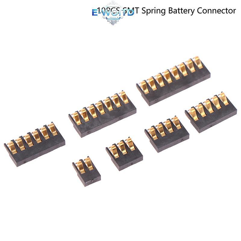 E-WOITD SMT Spring Pin Connector 2.0 MM Pitch 2 3 4 5 6 7 8 Pin Nam Contact Power Charge Connector C