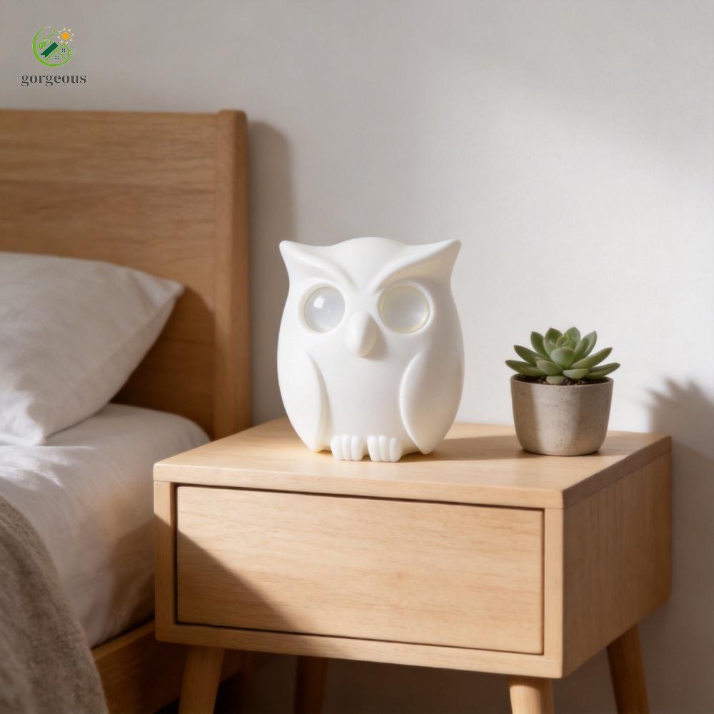[FUXIN]Owl Key Holder Eye Closing Design Home Decor Key Holder Multi-purpose Key Hook