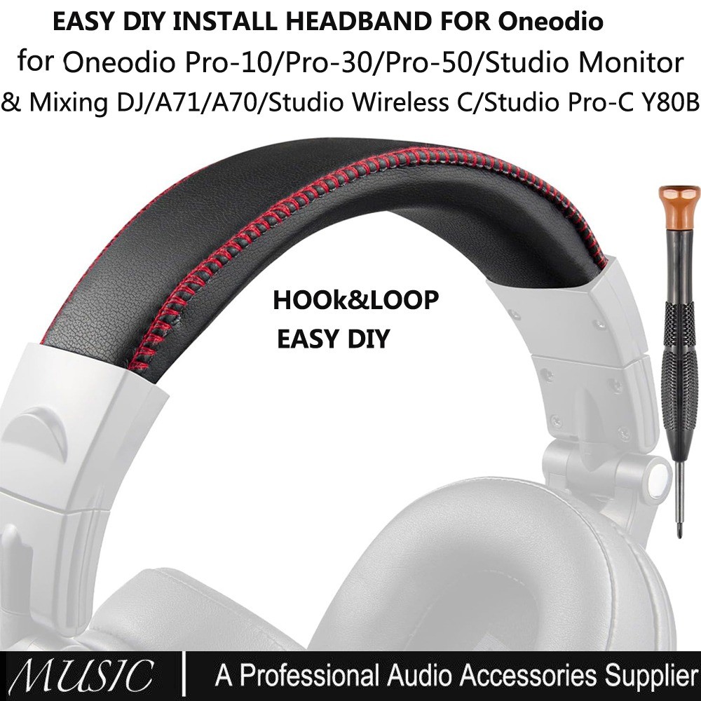 DỄ DÀNG DIY Headband Cover cho Oneodio Pro-10 / Pro-30 / Pro-50 / Màn hình studio & Trộn DJ / A71 / 