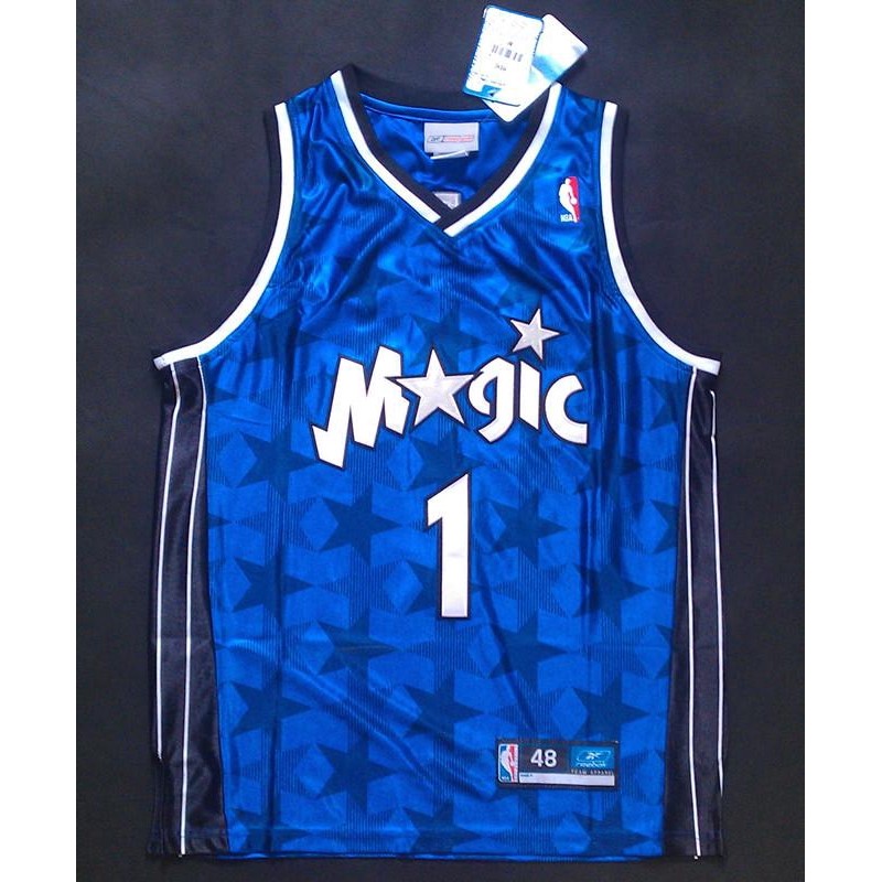 Nam Tracy McGrady Orlando Magic Hardwood Classics Áo & Quần short Swingman màu xanh đích thực