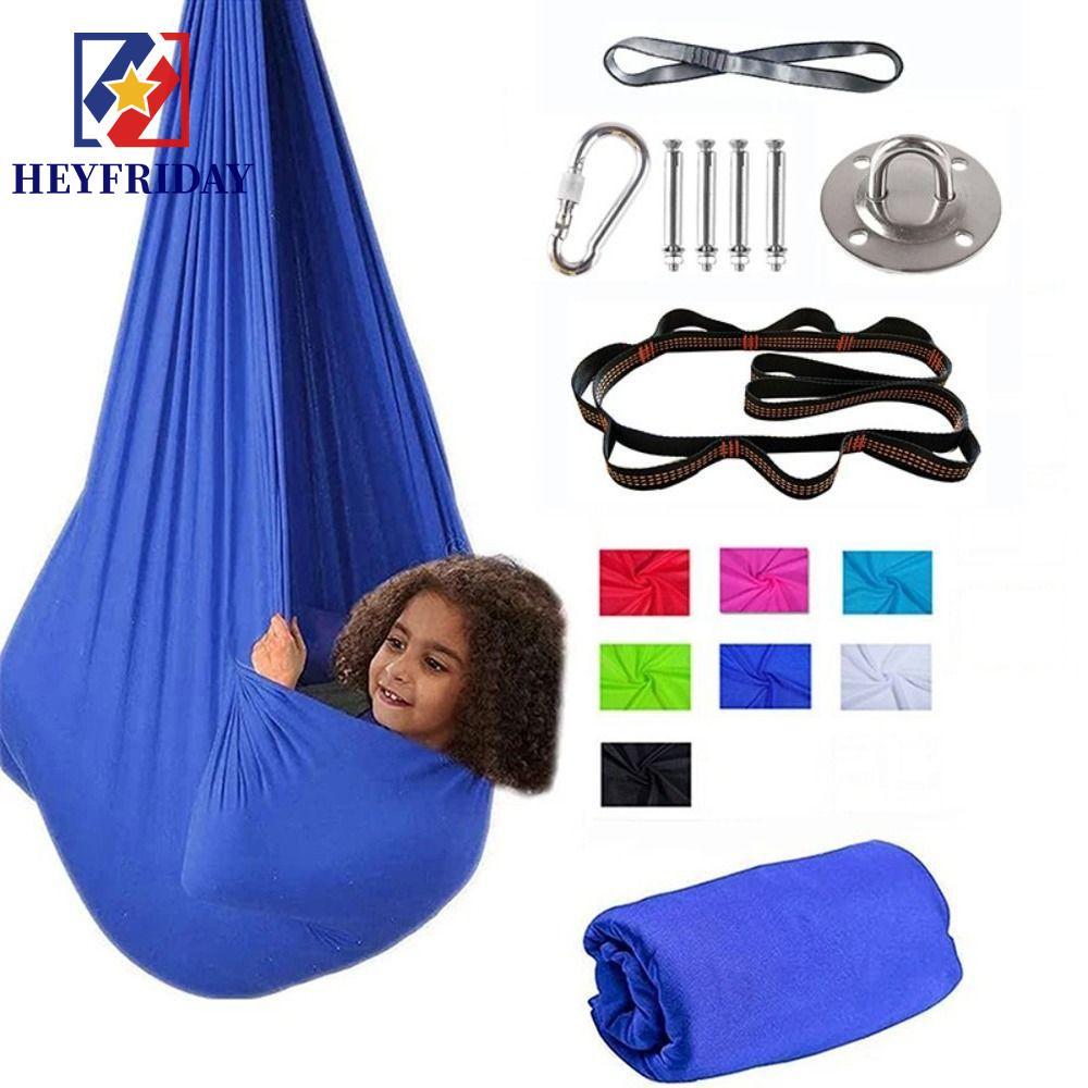 Võng trên không cho trẻ em NOVAFLUX, Dụng cụ tập Yoga có thể điều chỉnh đàn hồi, ADHD tự kỷ THÊM Cud