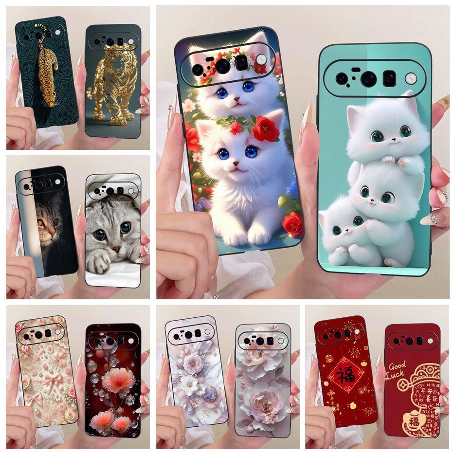 Dành Cho Google Pixel 10 Pro Ốp Lưng Mèo Dễ Thương Sơn Thời Trang Vỏ Điện Thoại TPU Mềm Cho Google P