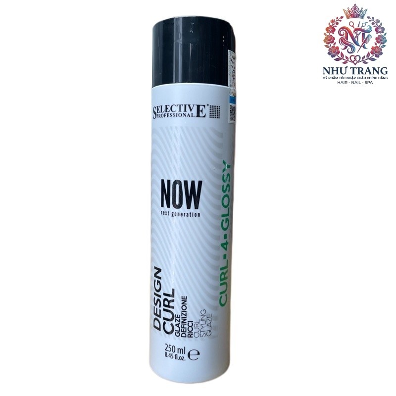 Gel tạo kiểu tóc xoăn Now Design Curl Selective 250ml ( New 2024 ) .NT